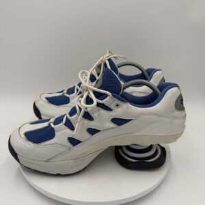 Z-Coil Classic Coil White Blue Orthopedic Pain Relief Walking Shoes Size 13M